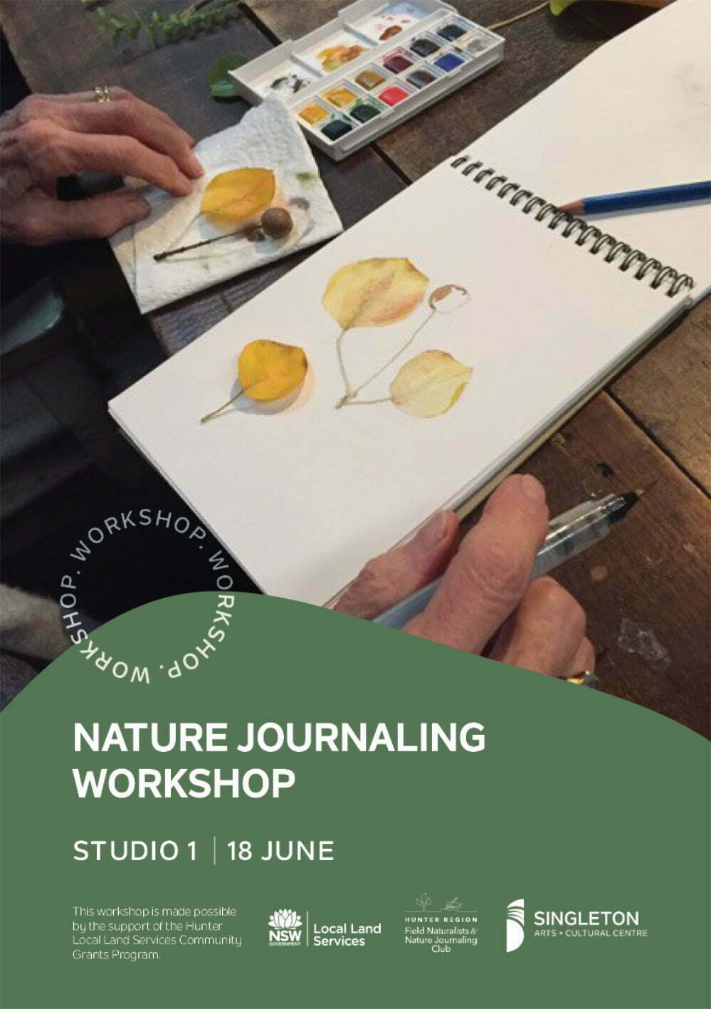 SACC Website Posters - Nature Journaling Workshop - 2022