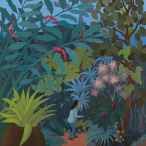 Anne Marie Graham | At Cairns Botanic Garden | Oil on Linen | © Anne Marie Graham